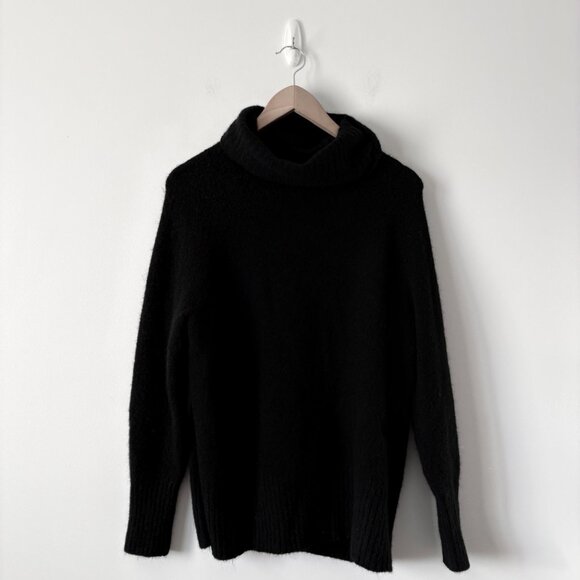 Aritzia Group by Babaton Plutarch Sweater Alpaca Turtleneck Black Medium - Picture 6 of 8